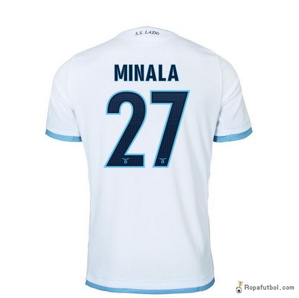 Camiseta Lazio Replica Tercera Ropa Minala 2016/17 Blanco